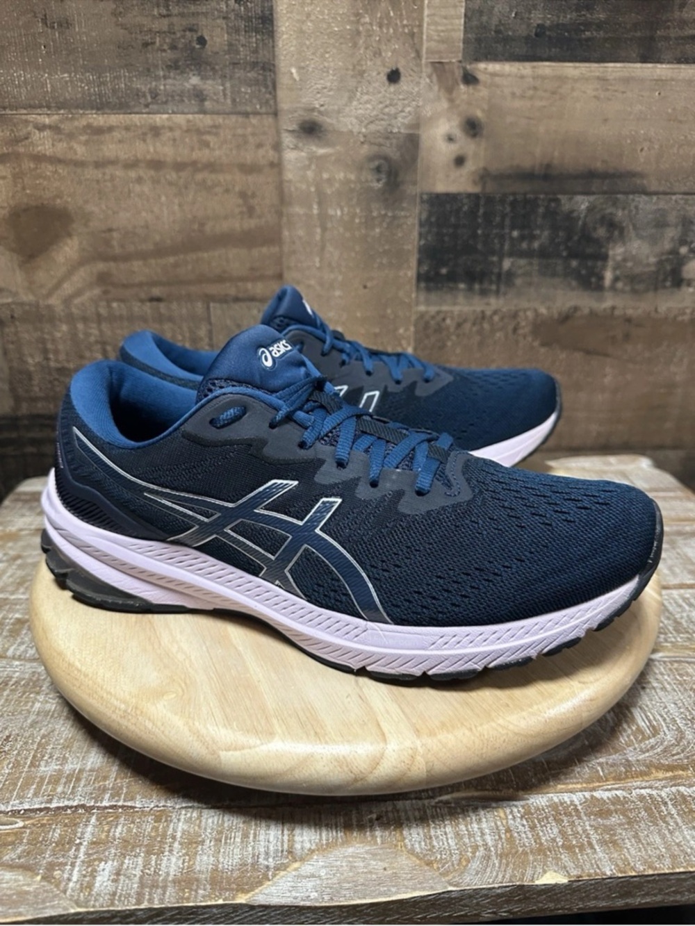ASICS GT-1000 Women’s Size 12 Running Shoes Blue Pink Athletic Sneakers EU 44.5